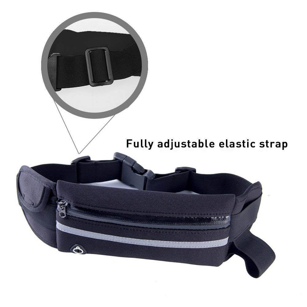 Running & Hiking Fanny Pack | Water-Resistant Waist Bag with Bottle Holder | Lightweight Outdoor Running & Walking Gear