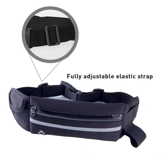 Running & Hiking Fanny Pack | Water-Resistant Waist Bag with Bottle Holder | Lightweight Outdoor Running & Walking Gear
