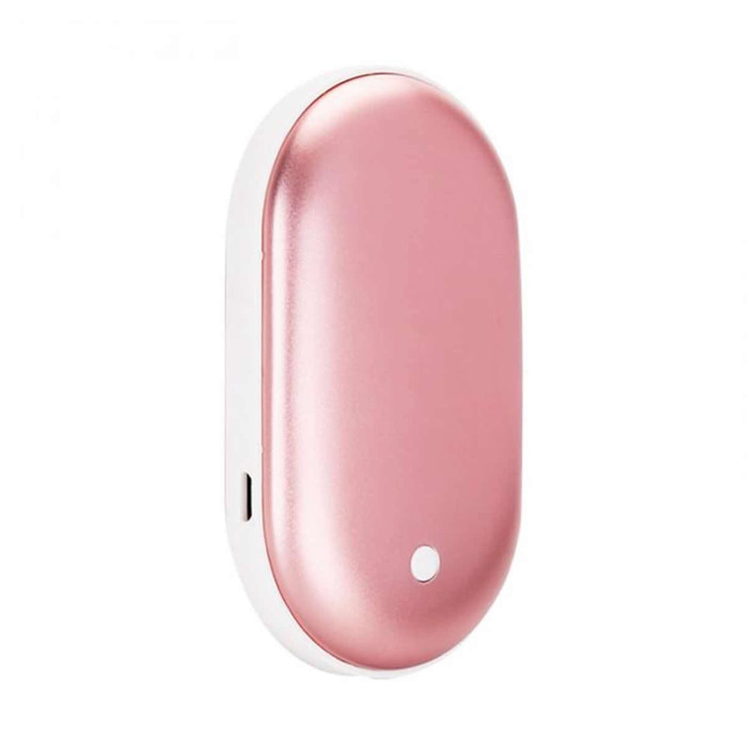 Compact 2-in-1 Hand Warmer & Power Bank | Portable Winter Travel Gadget | Rechargeable Outdoor Heating & Charging Device
