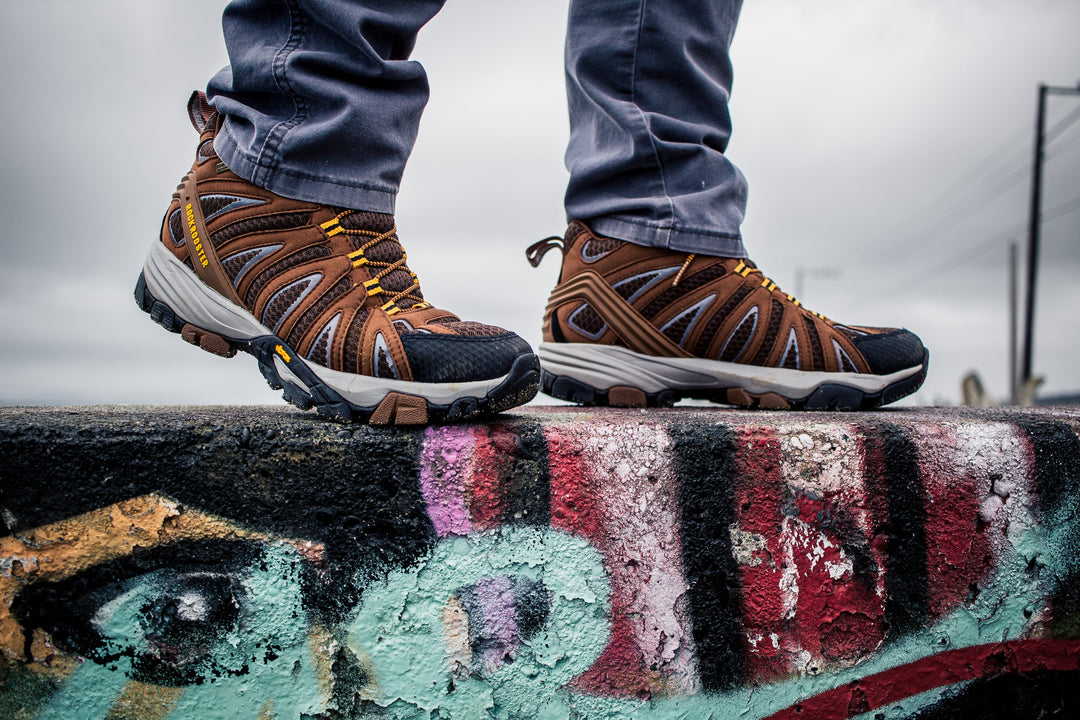 ROCKROOSTER Bedrock Brown 6-Inch Waterproof Hiking Boots | VIBRAM® Sole Durable Outdoor Footwear | Comfortable Trail & Adventure Boots