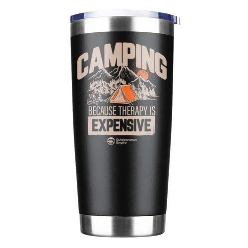 Camping Insulated Tumbler | 20oz Rugged Drinkware | Outdoor Hydration Gear