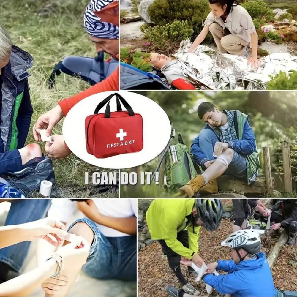 Compact Emergency First Aid Kit – Outdoor, Travel & Survival Ready