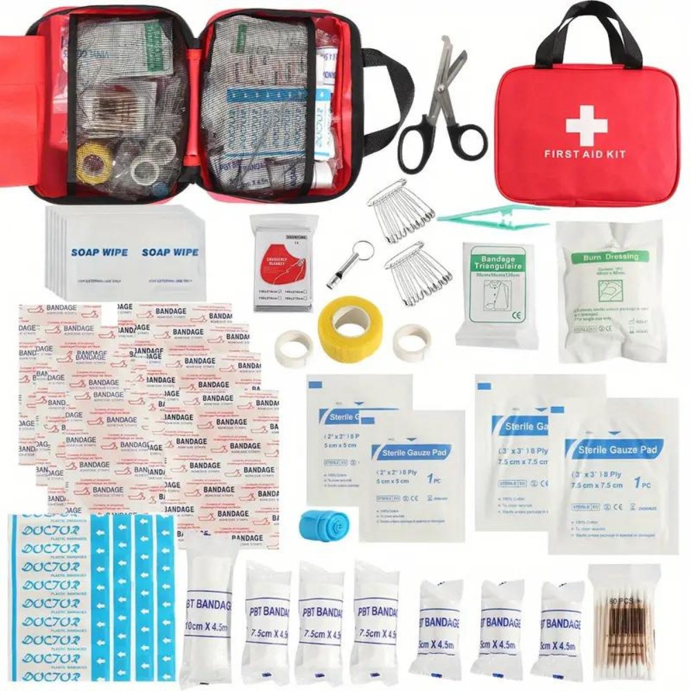 Compact Emergency First Aid Kit – Outdoor, Travel & Survival Ready