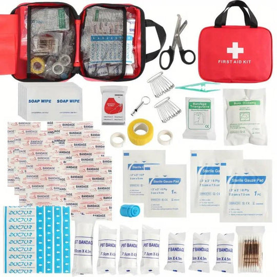 Compact Emergency First Aid Kit – Outdoor, Travel & Survival Ready