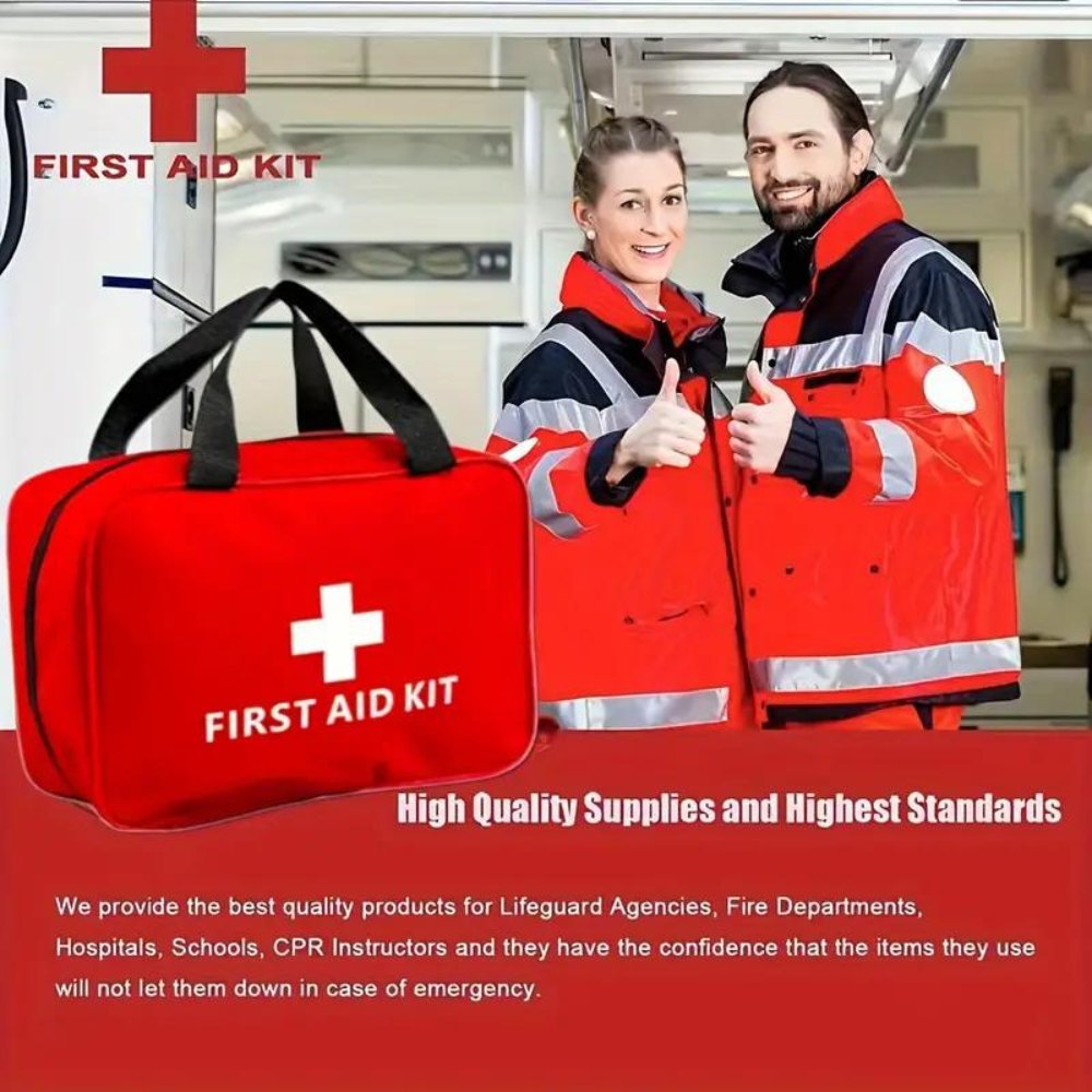 Compact Emergency First Aid Kit – Outdoor, Travel & Survival Ready