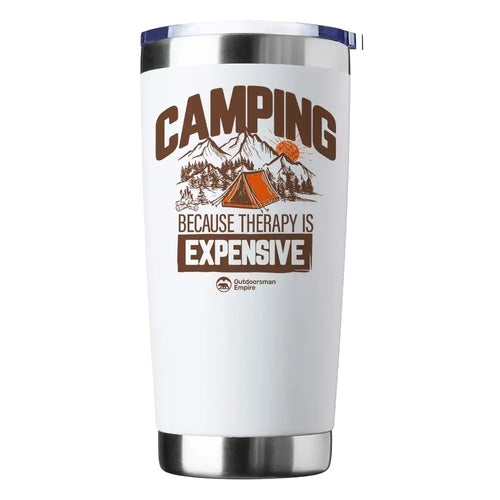 Camping Insulated Tumbler | 20oz Rugged Drinkware | Outdoor Hydration Gear