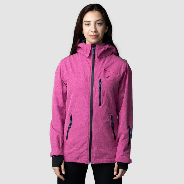 Adventure 2.0 Women’s Pink Jacket | Eco-Friendly All-Weather Outerwear | Sustainable Outdoor Adventure Coat