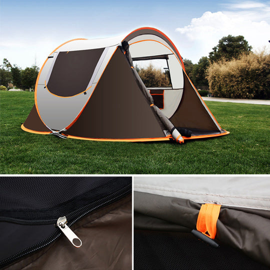 Automatic Pop Up Camping Tent | 4-5 Person Waterproof Shelter | Easy Setup Outdoor Camping Gear
