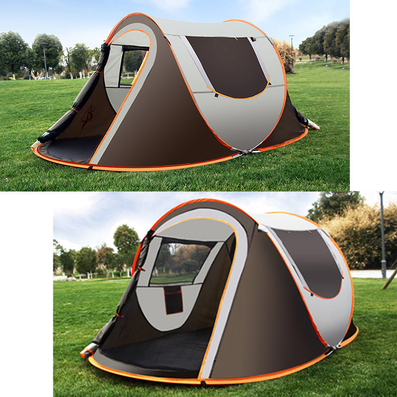 Automatic Pop Up Camping Tent | 4-5 Person Waterproof Shelter | Easy Setup Outdoor Camping Gear