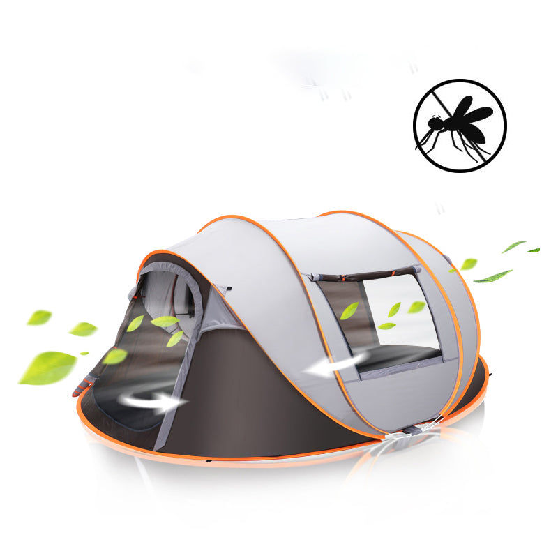 Automatic Pop Up Camping Tent | 4-5 Person Waterproof Shelter | Easy Setup Outdoor Camping Gear