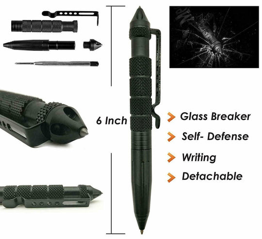 14-in-1 Outdoor Emergency Survival & Safety Gear Kit | Compact Camping & Hiking Essentials | Multi-Tool Adventure Preparedness Set